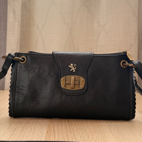 Pratesi Black Leather Crossbody Bag - Picture 2 of 11
